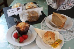 Cake selection at Dotty's at Kent Life